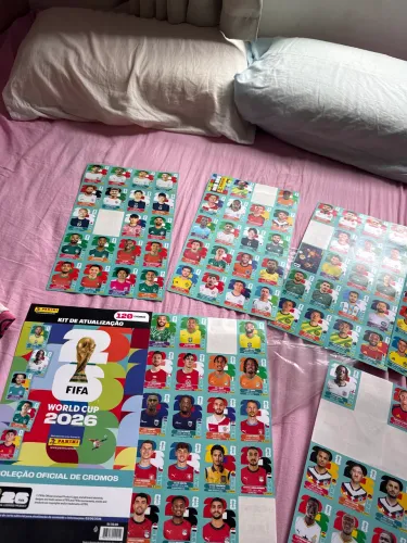 Kit Atualizaçao 120 Figurinhas Copa Mundo 2026 Ja Cortadas