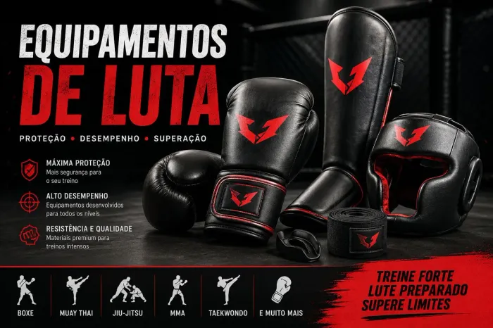 Vende -se equipamentos para luta usado 