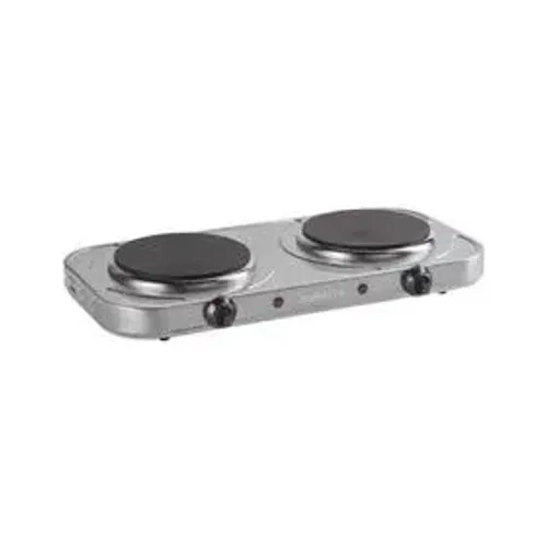 Fogão Elétrico Portátil Inox 2 Bocas 2000w - (Entregamos)!