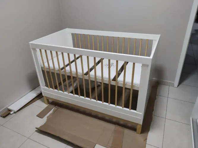 Berço Cozy Quarte com colchão ortobom pró-saude Baby
