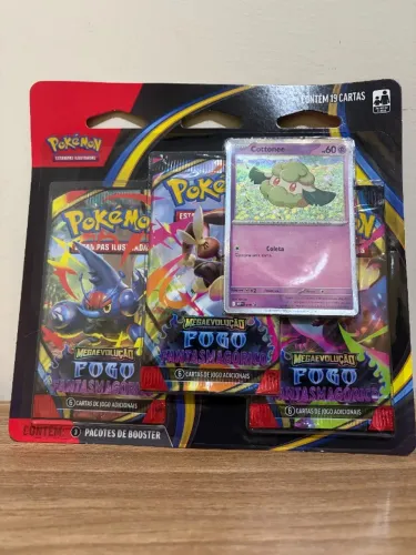 Booster triplo de Megaevolução - Fogo Fantasmagórico 