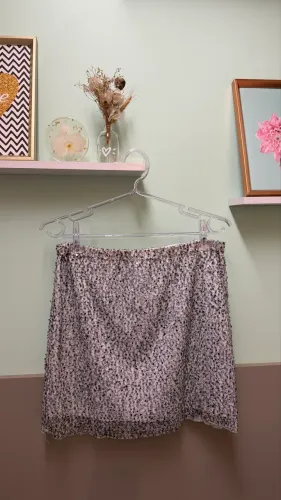 Saia de Paetê - Perfeita para Carnaval