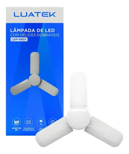  Lâmpada de LED Dobrável ideal para  Expositores de feira e stands- 50W, Conector E27