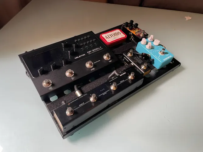 Set guitarra - pedalboard completo - Valeton + Hotone + Pedais