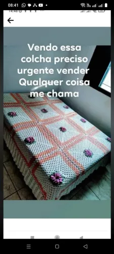 Colchão de crochê