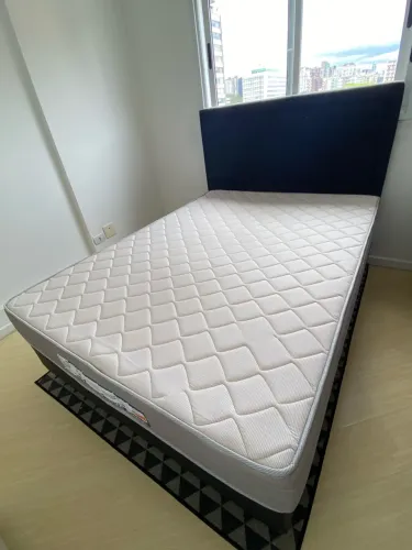 Cama Casal + Colchão Ortobom
