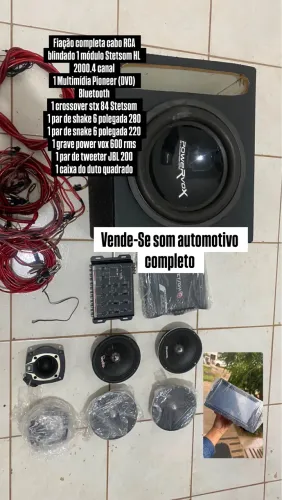 Som automotivo completo