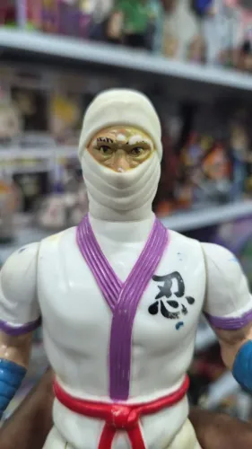 Boneco Dragão Branco Rambo 1986 Coleco / Glasslite Original
