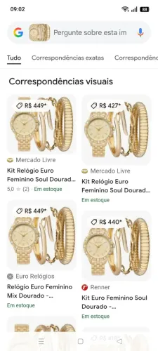 Relógio novo no plástico original