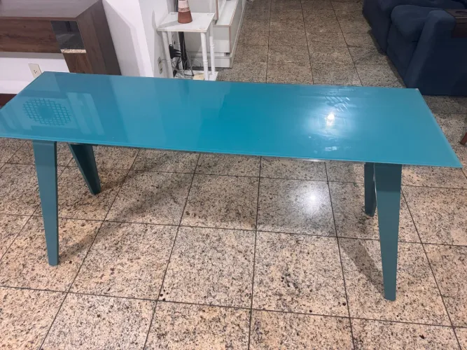 Buffet/Aparador de vidro Azul