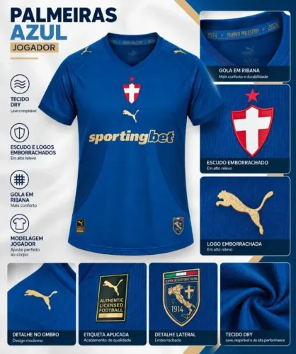 Camisa do Palmeiras III Modelo Jogador