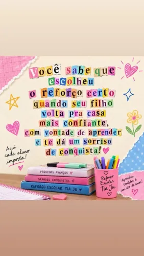 Aula de Reforço domiciliar