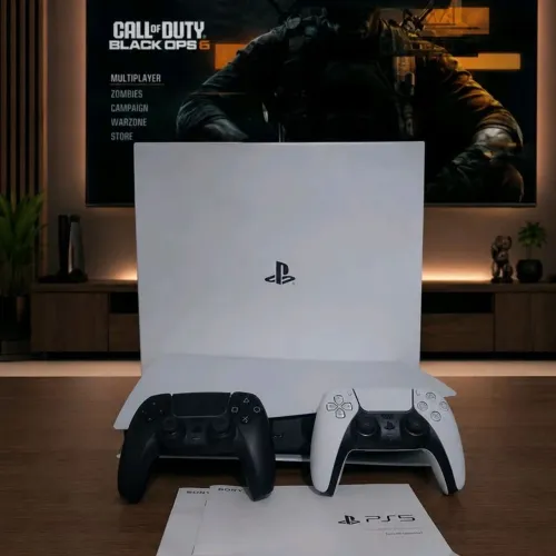 Ps5 Slim com caixa 2 controles na garantia