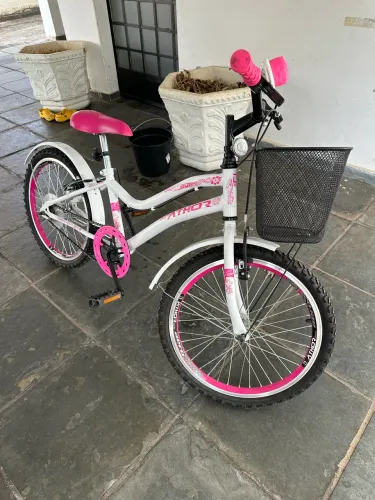 Bicicleta Athor Aro Aero 20 , Rosa e branca