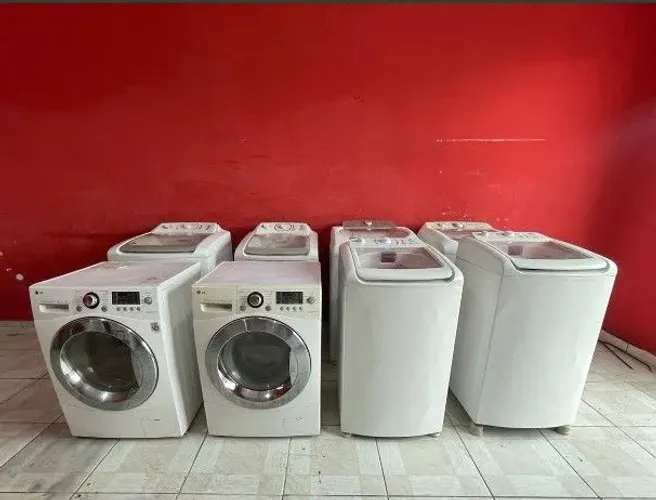Máquina de lavar roupa de vários tamanhos e marcas, a partir de R$600,00, com garantia