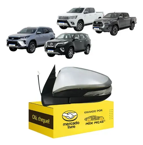 Retrovisor Hilux Sw4 2016 A 21 22 23 24 2025 Retratil L.e