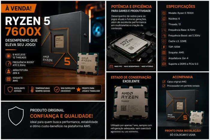 Ryzen 5 7600X 