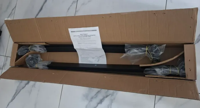 Rack de teto Tiggo 7 (2019 a 2021) com longarina integrada com ou sem teto solar alumínio 