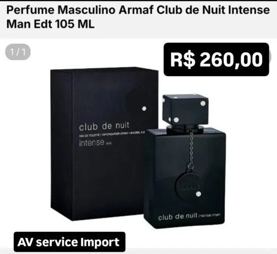 Perfume masculino - AV Service Import 