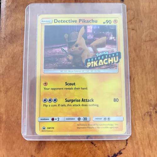 Pikachu detetive com Stamped