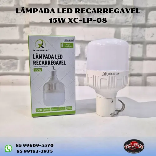 Lampada de emergência recarregável 15w
