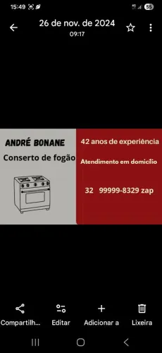 conserto de fogão 