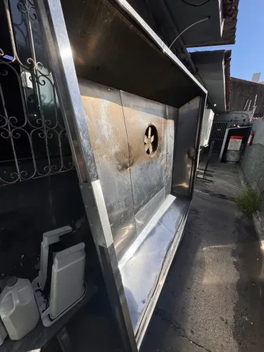 Coifa inox industrial 2,65 x 2,13