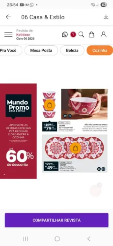 Jogo de pratos da natura