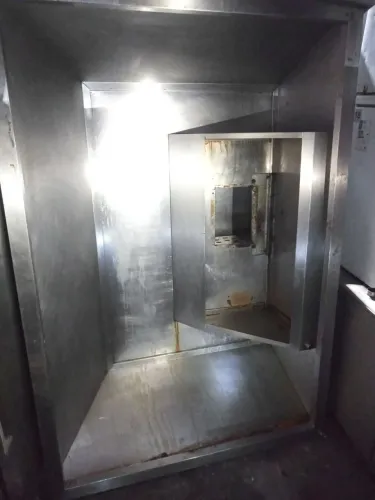 Coifa com filtros toda inox pronta para uso, com medidas :