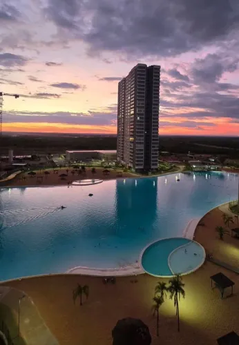 Vende-se apartamento 113,57m2 na torre VISTA no Resort Brasil Beach em Cuiabá MT