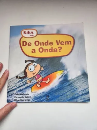 livro kika em de onde vem a onda