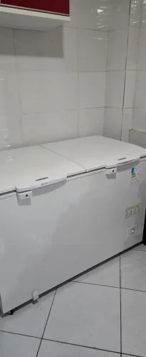 Freezer horizontal 2 portas 400L