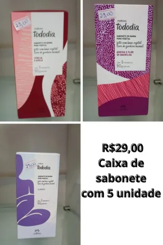 Sabonete em barra natura frete grátis R$29,00 reais