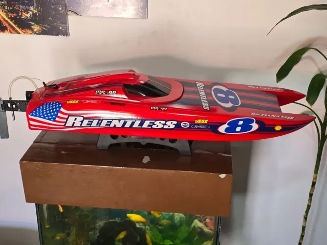 Lancha RC 75cm catamaran veloz