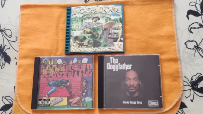 Coleção Snoopy Doggy Dogg 03 CDs Death Row No Limit Records Anos 90 Rap Raridade Originais