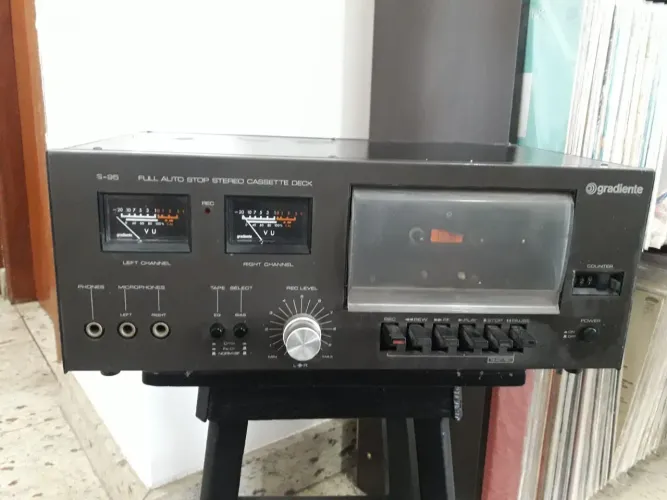 Tape Deck Gradiente não Receiver Marantz Sansui CCE JVC Kenwood Sony Akai Technics Pioneer
