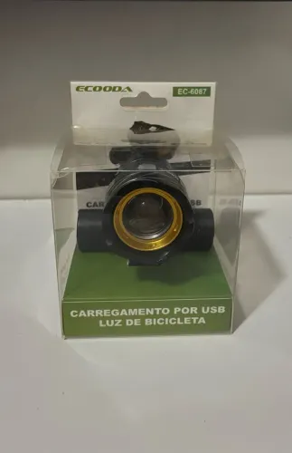 Luz de Bicicleta LED Recarregável USB ECODDA EC-6087 