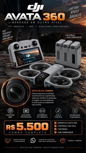 Dji avata 360 - usado 