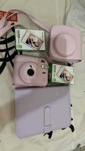 Câmera Instax Mini 12 + Capa Protetora + 40 Filmes + Álbum