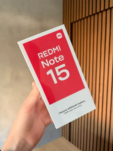 Redmi note 15 - 256gb Preto