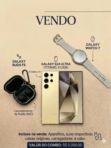 Samsung S24 Ultra + Galaxy watch 7 + Galaxy Buds