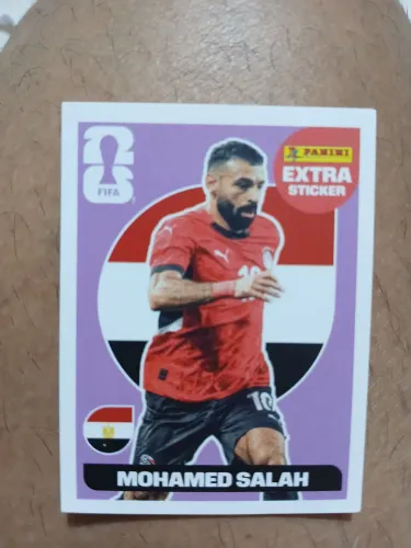 Figurinha roxa ediçãoespecial do Mohamed Salah