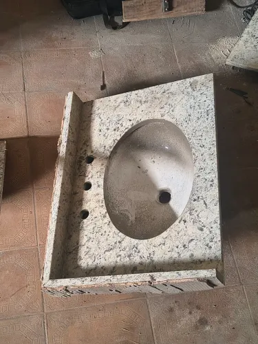 Pia de granito para banheiro 