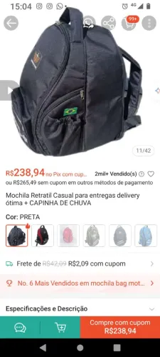 Mochila casual
