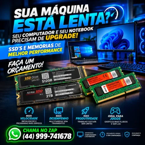 Ssd memoria fonte placas