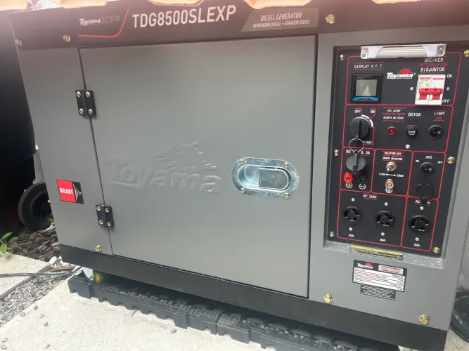 Gerador a diesel 7kva toyama