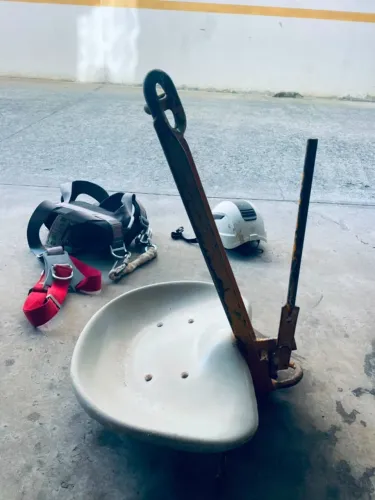 cadeira de ferro para pintura de predios