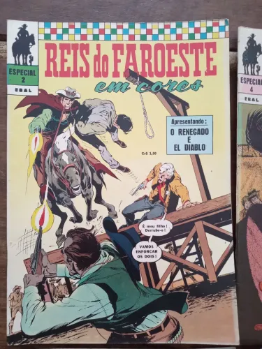 4 gibis Reis do Faroeste em cores