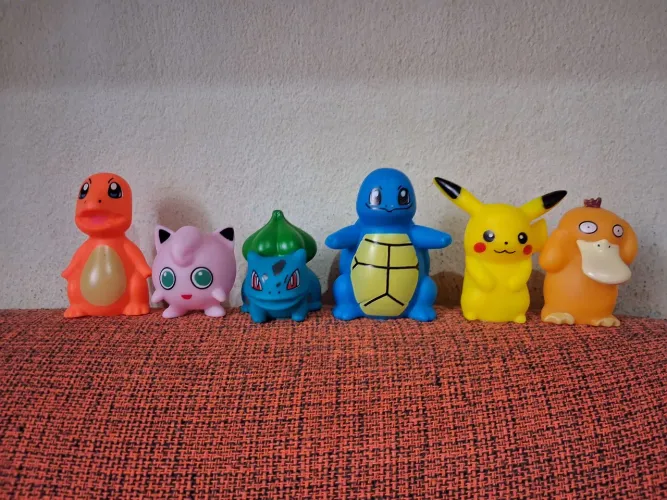 Kit 6 pecas pokemom 
