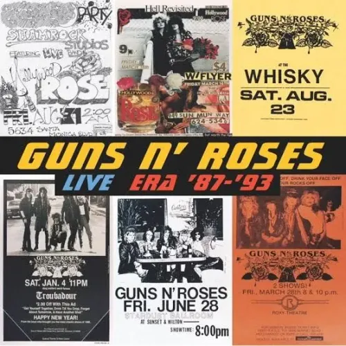 4 Lp vinil Guns and Roses live era - lacrado - Frete grátis